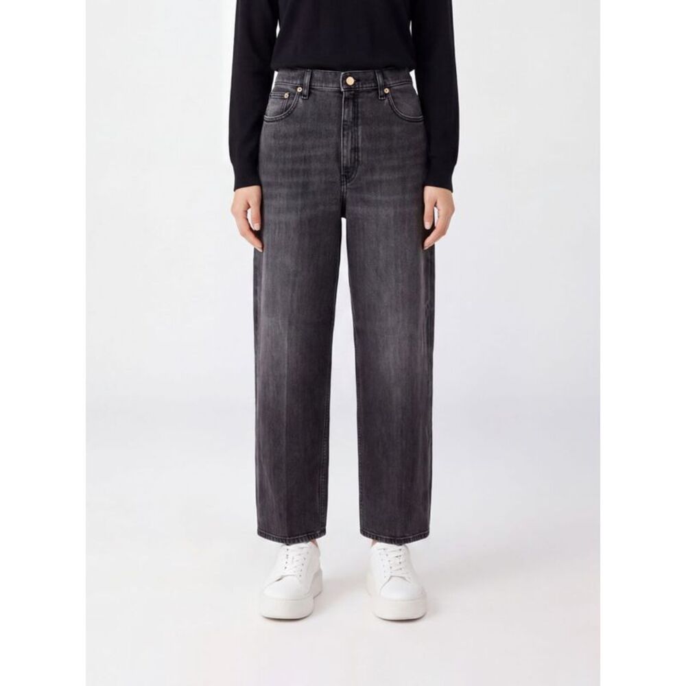 Fabiana Filippi Women Fabiana Filippi High-Waisted Wide-Leg Cotton Denim Jeans